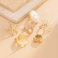 Missy Jewelry - Kaycee Bohemian Sun Pearl Ring Set