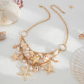 Missy Jewelry - Kaylea Starfish and Shell Statement Necklace