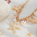 Missy Jewelry - Kaylea Starfish and Shell Statement Necklace