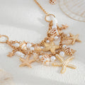 Missy Jewelry - Kaylea Starfish and Shell Statement Necklace
