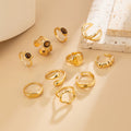 Missy Jewelry - Keanna Retro Geometric Ring Set