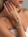 Missy Jewelry - Kimora Layered Cross Bracelet Set