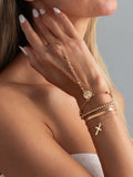 Missy Jewelry - Kimora Layered Cross Bracelet Set
