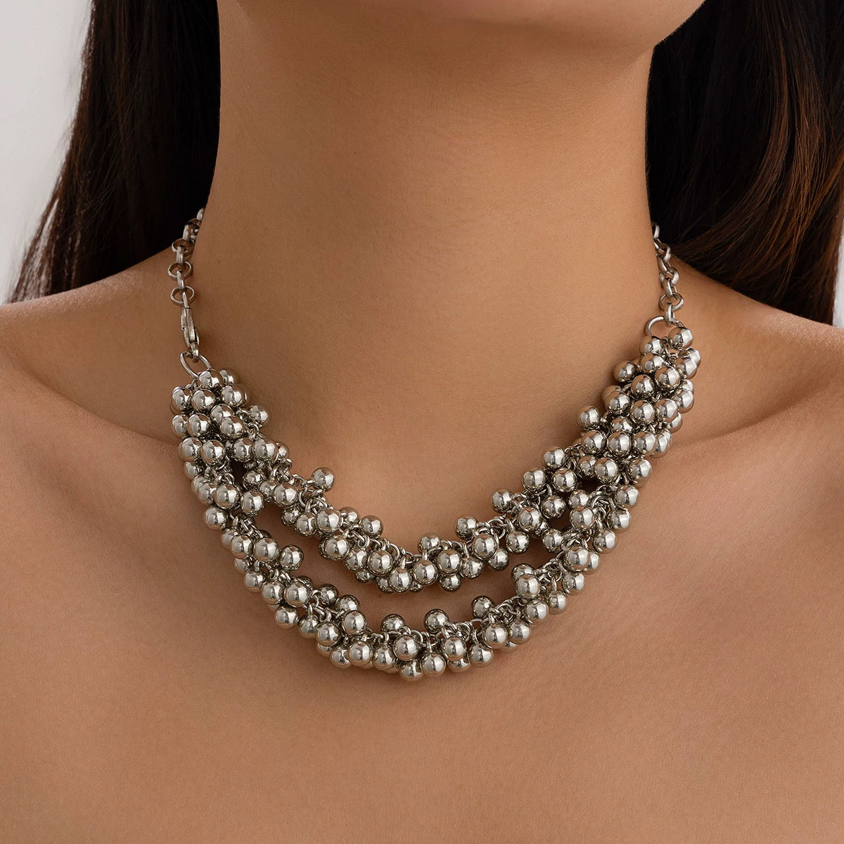 Missy Jewelry - Kristine Double Layer Beaded Necklace