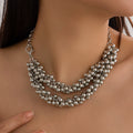 Missy Jewelry - Kristine Double Layer Beaded Necklace