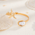 Missy Jewelry - Kyli Starfish Pearl Armlet Cuff