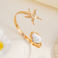 Missy Jewelry - Kyli Starfish Pearl Armlet Cuff