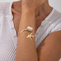 Missy Jewelry - Kyli Starfish Pearl Armlet Cuff