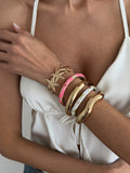 Missy Jewelry - Kynlie Floral Enamel Stacking Bangle