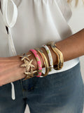 Missy Jewelry - Kynlie Floral Enamel Stacking Bangle