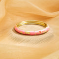 Missy Jewelry - Kynlie Floral Enamel Stacking Bangle