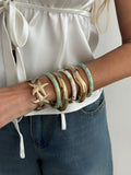 Missy Jewelry - Kynlie Floral Enamel Stacking Bangle