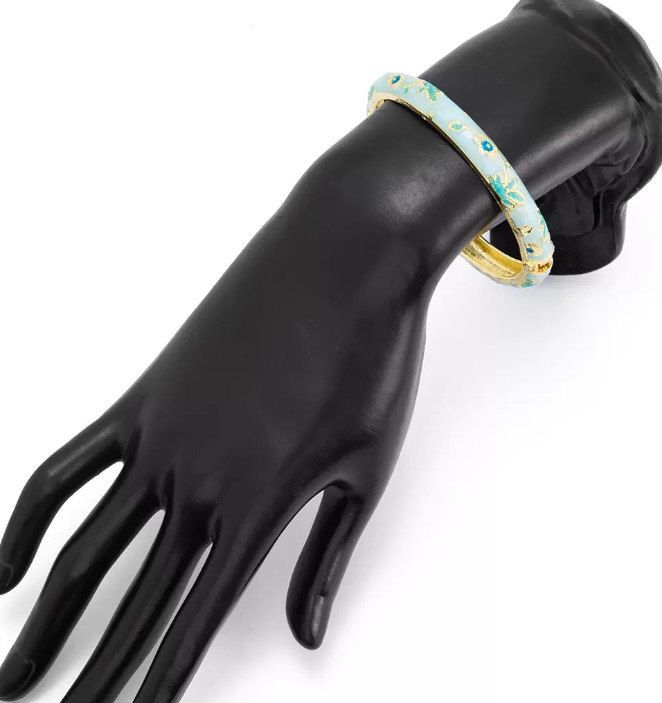 Missy Jewelry - Kynlie Floral Enamel Stacking Bangle
