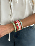 Missy Jewelry - Kynlie Floral Enamel Stacking Bangle