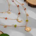 Missy Jewelry - Lexy Celestial Layered Stone Necklace