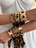 Missy Jewelry - Lilyth Leopard Scarf Cuff Bracelet