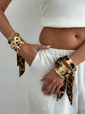 Missy Jewelry - Lilyth Leopard Scarf Cuff Bracelet