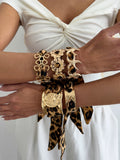 Missy Jewelry - Lilyth Leopard Scarf Cuff Bracelet