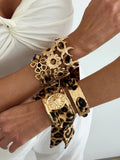 Missy Jewelry - Lilyth Leopard Scarf Cuff Bracelet