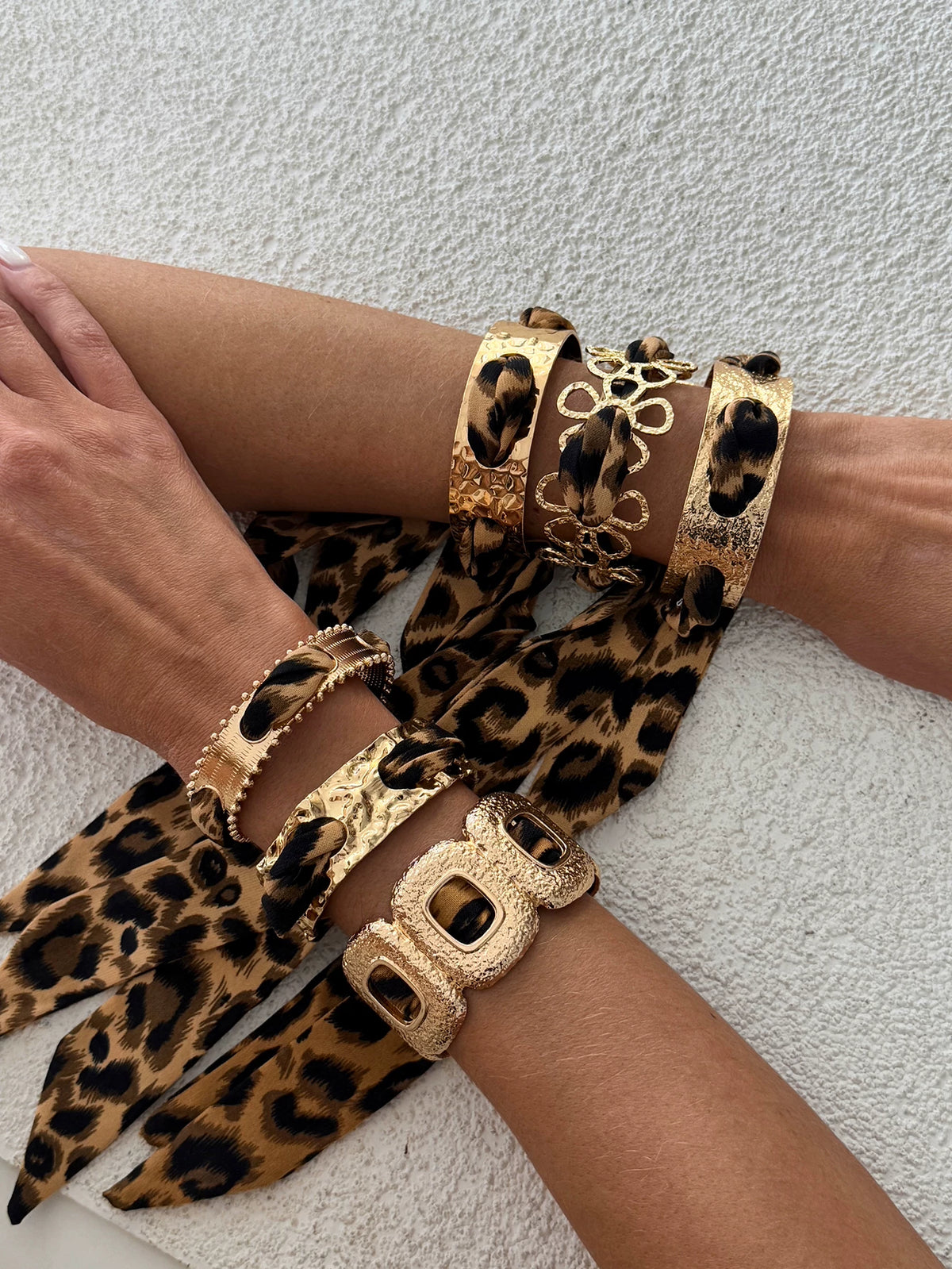 Missy Jewelry - Lilyth Leopard Scarf Cuff Bracelet
