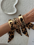 Missy Jewelry - Lilyth Leopard Scarf Cuff Bracelet