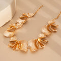 Missy Jewelry - Lucinda Textured Petal Statement Necklace
