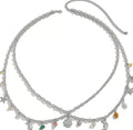 Missy Jewelry - Malky Celestial Charm Waist Chain - Silver Color
