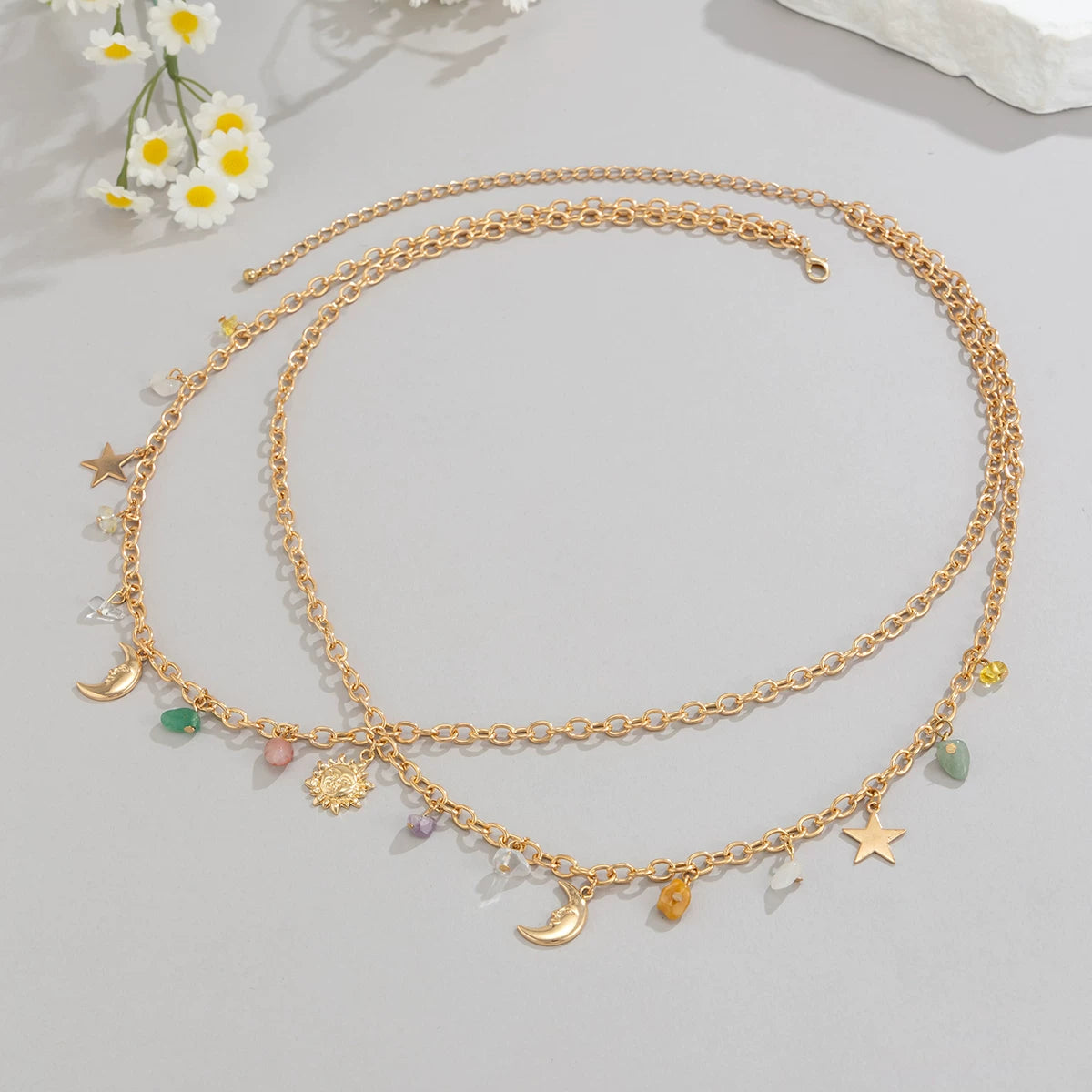 Missy Jewelry - Malky Celestial Charm Waist Chain