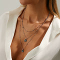 Missy Jewelry - Maryama Triple Layered Pendant Necklace