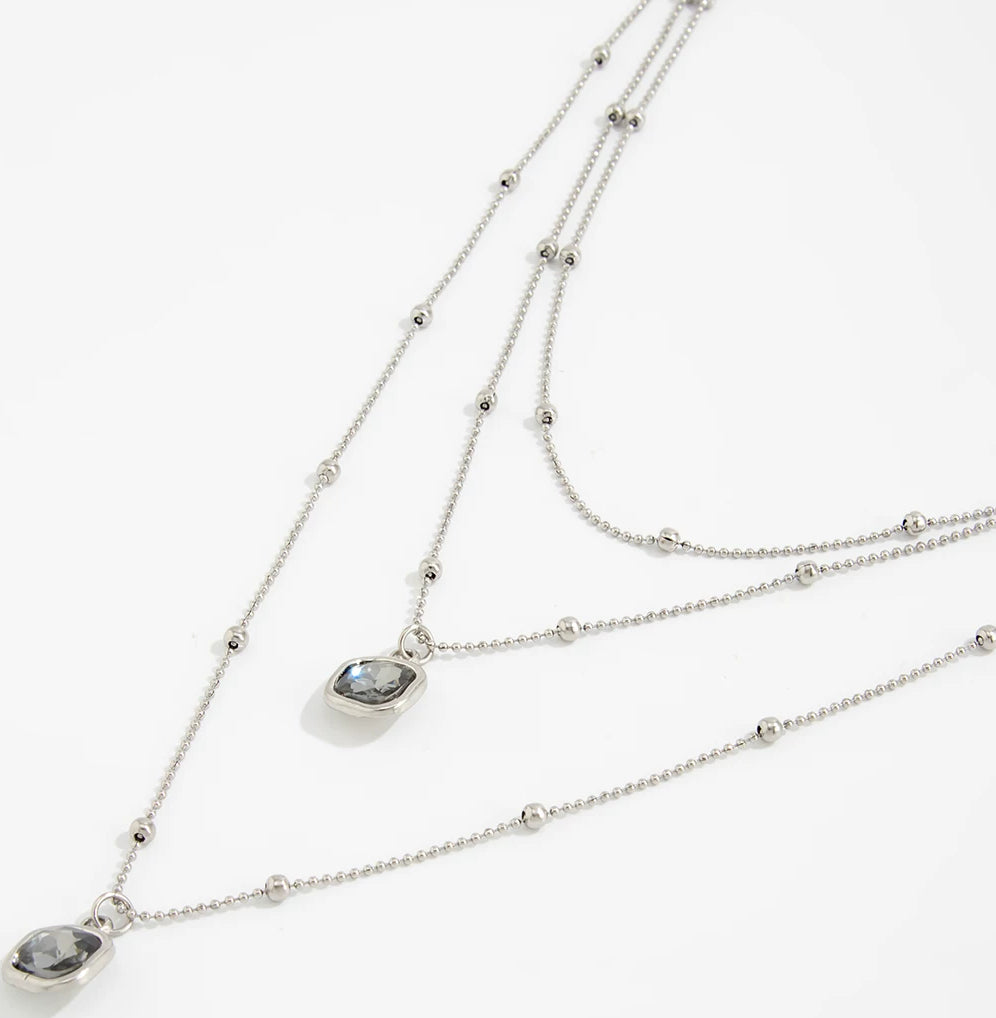 Missy Jewelry - Maryama Triple Layered Pendant Necklace