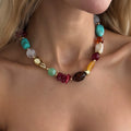 Missy Jewelry - Maycee Colorful Resin Beaded Necklace