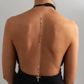Missy Jewelry - Mayte Crystal Cross Back Chain