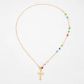 Missy Jewelry - Mayte Crystal Cross Back Chain