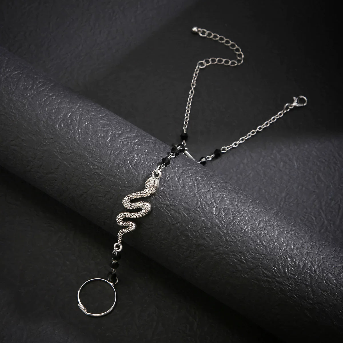 Missy Jewelry - Mirra Snake Motif Hand Chain