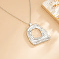 Missy Jewelry - Morgan Irregular Square Pendant Necklace