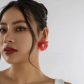 Missy Jewelry - Neema Floral Acrylic Stud Earrings