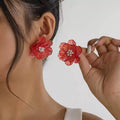 Missy Jewelry - Neema Floral Acrylic Stud Earrings