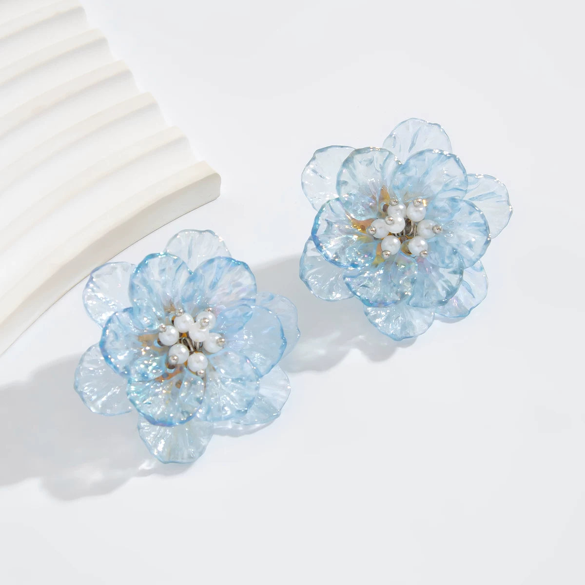 Missy Jewelry - Neema Floral Acrylic Stud Earrings