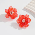 Missy Jewelry - Neema Floral Acrylic Stud Earrings