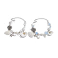 Missy Jewelry - Ohana Pearl Starfish Bracelet Set - Silver Style 1 Color