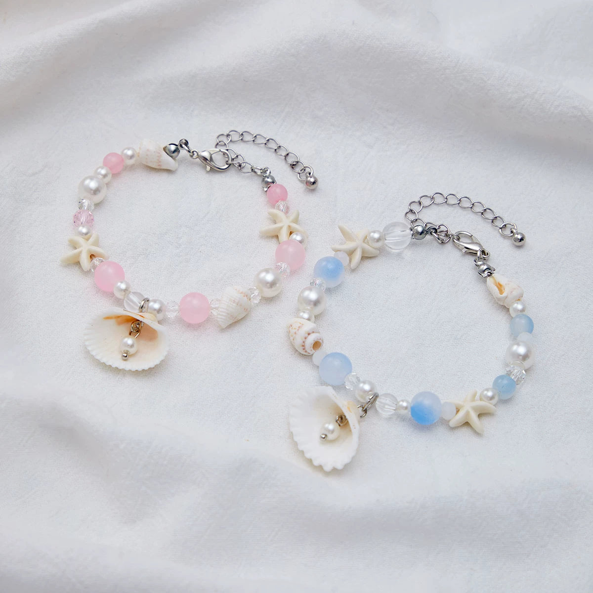 Missy Jewelry - Ohana Pearl Starfish Bracelet Set