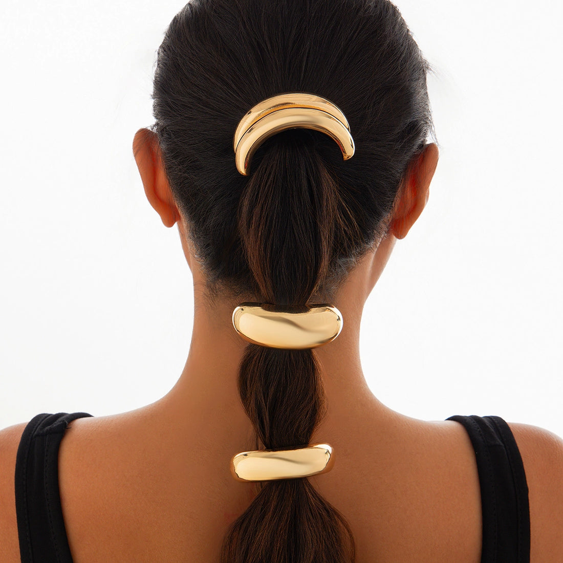 Missy Jewelry - Raniyah Sculptural Metallic Hair Tie
