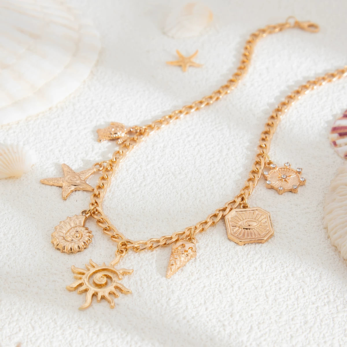 Missy Jewelry - Raquel Seaside Charm Statement Necklace