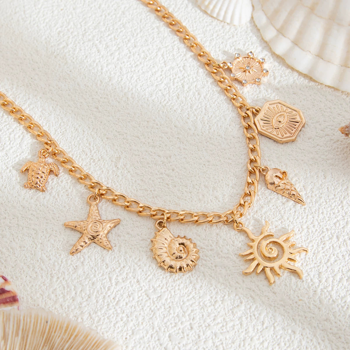 Missy Jewelry - Raquel Seaside Charm Statement Necklace
