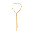 Missy Jewelry - Romy Woven Snake Chain Necklace - Gold Color