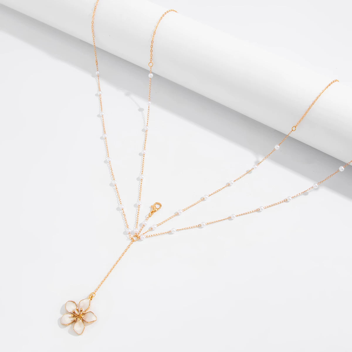 Missy Jewelry - Rynlee Pearl Flower Body Chain