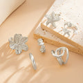 Missy Jewelry - Seerat 6-Piece Starfish Ring Set
