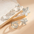 Missy Jewelry - Seerat 6-Piece Starfish Ring Set