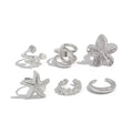 Missy Jewelry - Seerat 6-Piece Starfish Ring Set - Silver Color