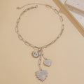 Missy Jewelry - Serena Celestial Heart Pendant Necklace